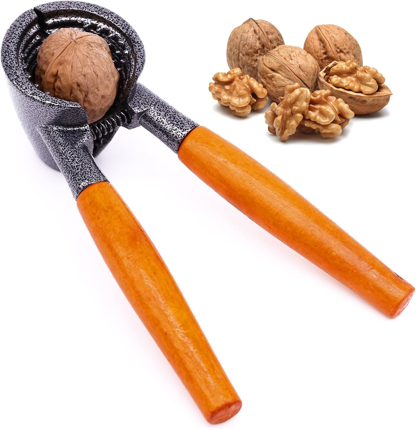 Easy-to-use nutcracker for Brazil nuts